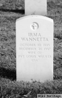 Irma Wannetta Walker