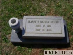 Jeanette Watson Knight