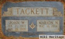 John W "jay" Tackett
