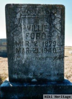 William Robert "willie" Ford