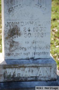 John D Whalan