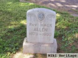 Rev Mack Allen