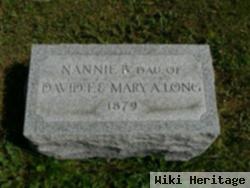 Nancy Bowen "nannie" Long