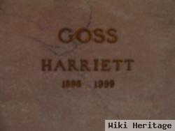 Harriett Goss