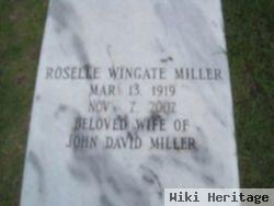 Roselle Wingate Miller