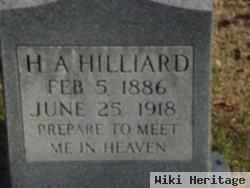 H A. Hilliard