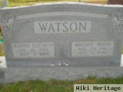 Martha Elizabeth Watson