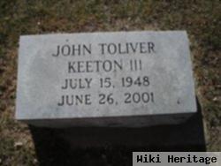 John Toliver Keeton, Iii