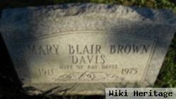 Mary Blair Brown Davis