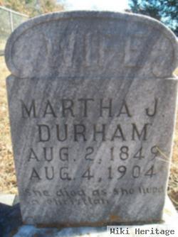 Martha J Durham