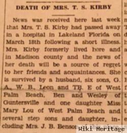 Kathleen J. "kate" Starnes Kirby