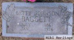 Elizabeth Johnson "betty" Byrd Baggett