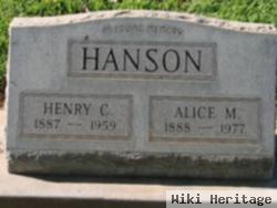 Alice M Hanson