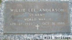 Willie Lee Anderson