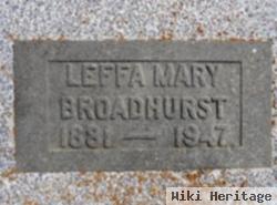 Leffa Mary Bobbitt Broadhurst