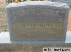 Ada Pearl Isbell Walters