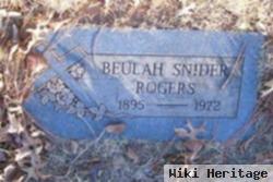 Beulah Snider Rogers