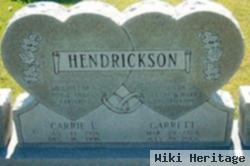 Carrie E Carver Hendrickson