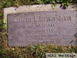 Marjorie L Ridings Jones