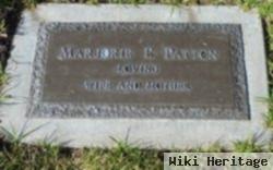 Marjorie E Patton