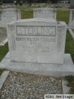 Edith Wilson Sterling