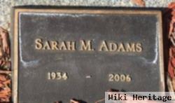 Sarah M Adams