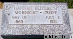 Hannah Elizabeth Mcknight Croff