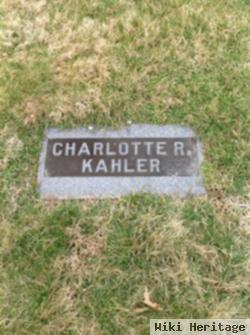 Charlotte R. Kahler