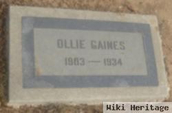 Ollie Gaines