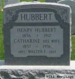 Walter F Hubbert