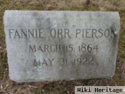 Fannie Orr Pierson