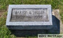 Marion E Sigler