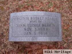 Virginia "jennie" Bussey Hearin