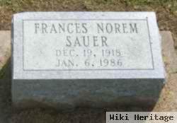 Frances Norem Sauer