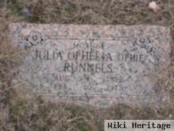 Julia Ophelia "ophie" Blackwell Runnels