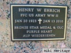 Henry "bud" Ehrich