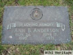 Ann B Anderson