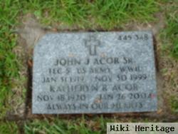 John J Acor, Sr