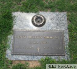 Henry Melton Simmons, I