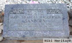 Mary Frances Haggerson Sanborn