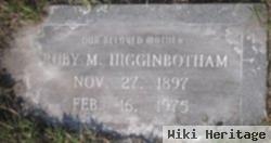 Ruby M Higginbotham