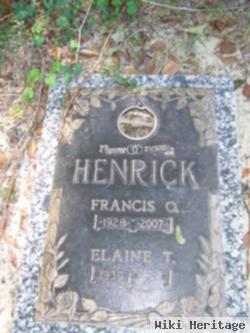 Francis Otto Henrick