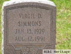 Virgil D Simmons