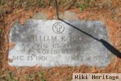 William K Hicks