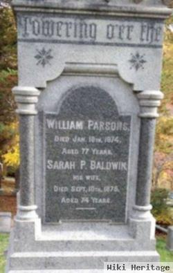 Sarah P Baldwin Parsons