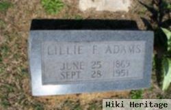 Lillie F Adams