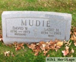 Sadie H Mudie