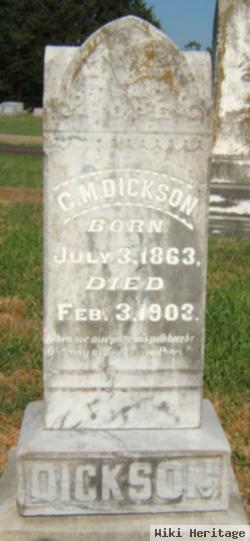 C. M. Dickson