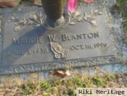 Maudie W. Blanton