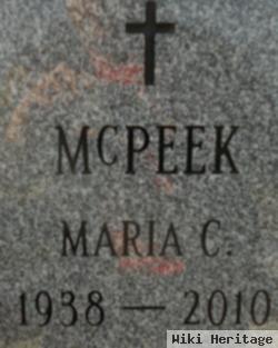 Maria C Mcpeek